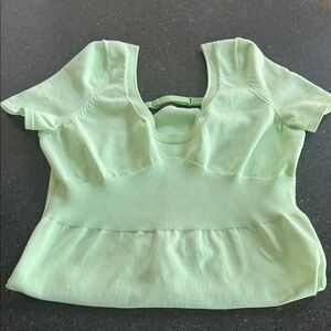 NWT Nike  Sportswear Chill Knit Sweater Body Suit  Lime Green FN4692 Medium